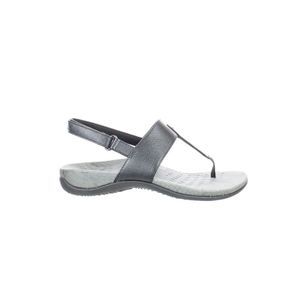 NIB Vionic Womens Tala Black T-Strap Sandals Size 6.5 Wide (C,D, W)